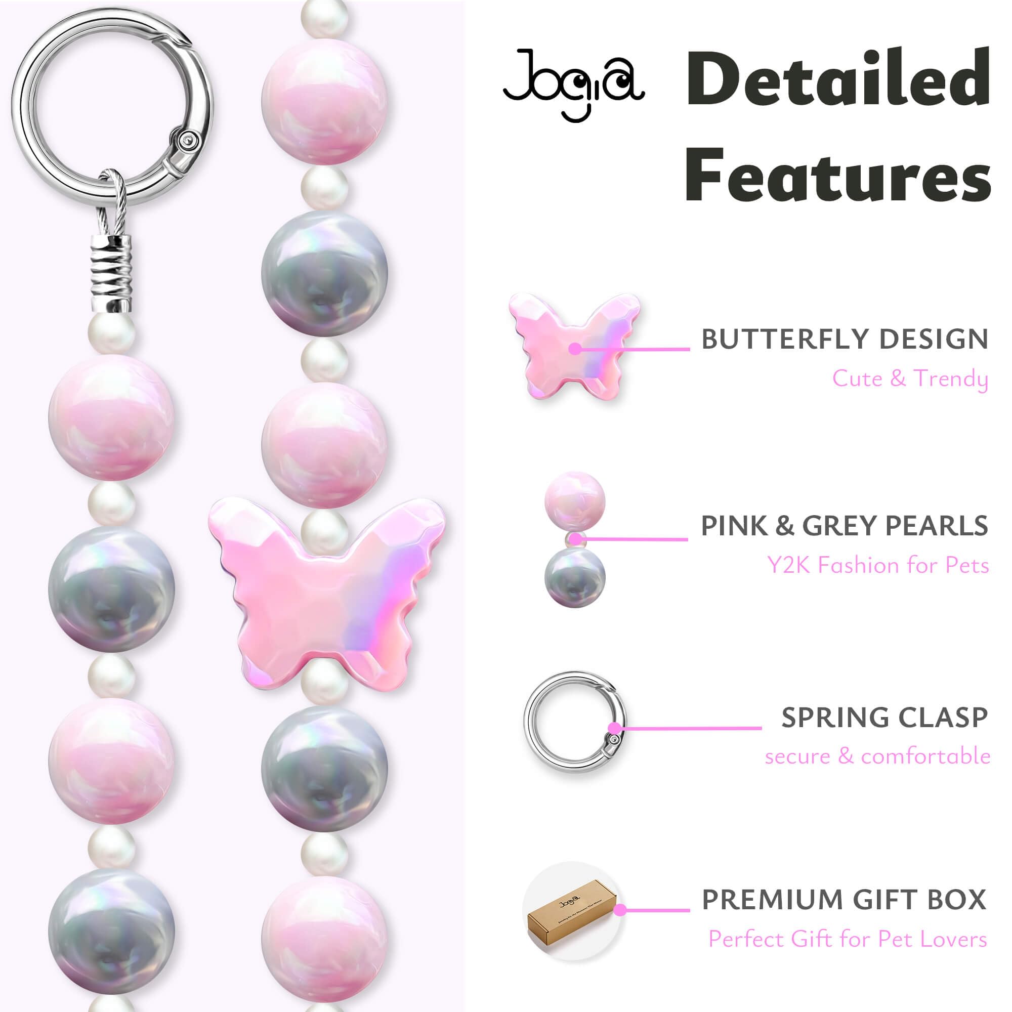 JOGIA Handmade reliability with durable wire supports lasting pet elegance.