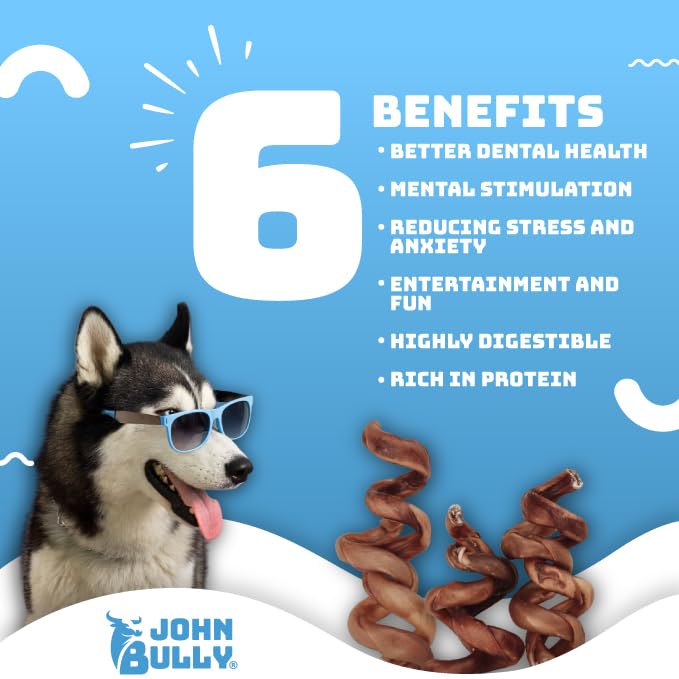 John Bully collagen for dogs gluten free label supports sensitive dietary needs.