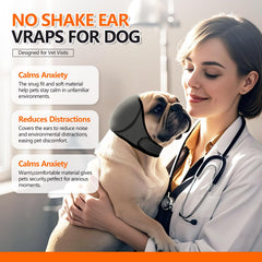 JOHNBOLIN dog ear cover during grooming protects ears from sprays and tools.