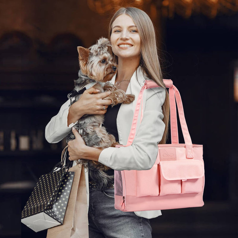 Johomviin pink soft cushion bottom provides cozy resting feel on flights or errands.
