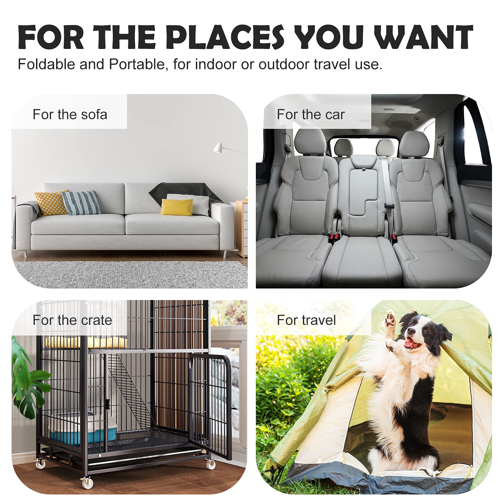 JoicyCo dog bed dark gray color presents stylish neutral shade for any room
