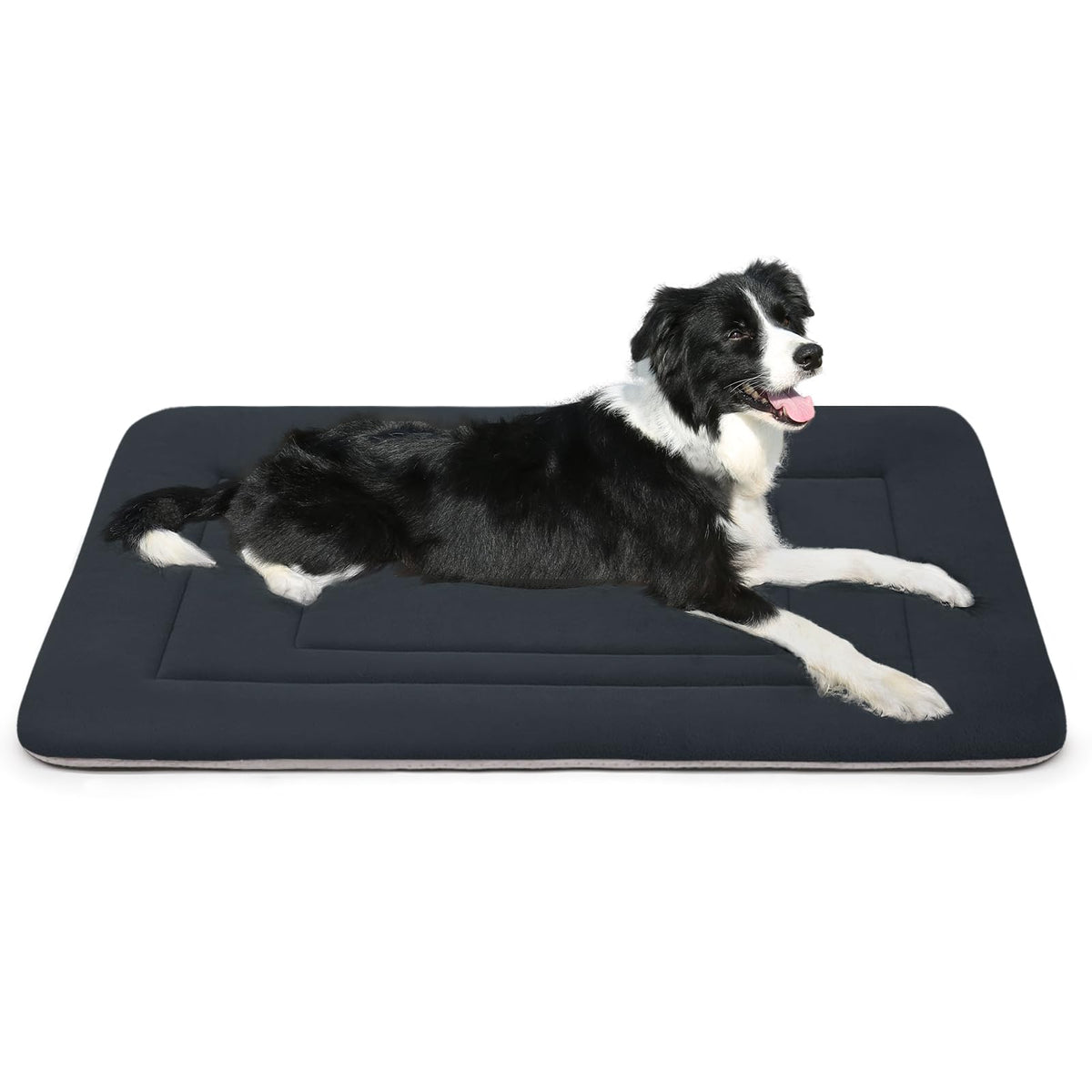 JoicyCo dog bed soft crate pad 36in shows plush surface ideal for medium and large dogs