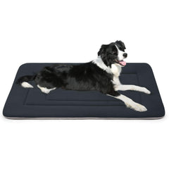 JoicyCo dog bed soft crate pad 36in shows plush surface ideal for medium and large dogs