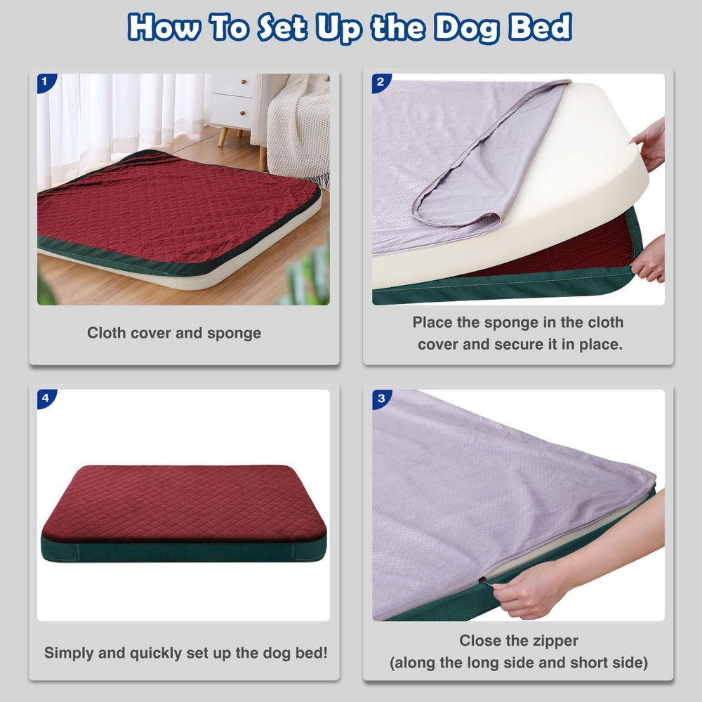 JoicyCo bed with non-slip bottom keeps pets safe on slippery floors