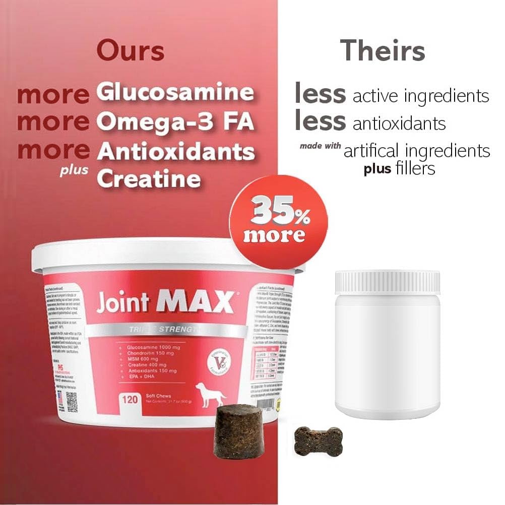 Joint Max TS MSM and hyaluronic acid highlight lubrication support