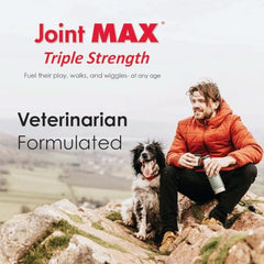 Closeup of Joint Max TS soft chews displaying textured surface for easy feeding.