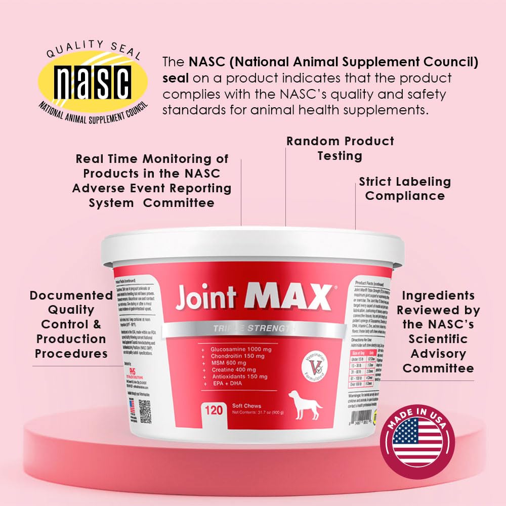Joint Max TS soft chews for dogs mobility and comfort