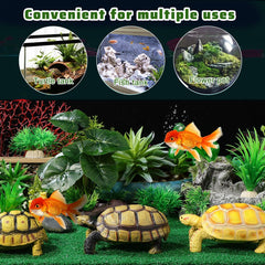 jojofuny simulation reptile turf for pets demonstrates durable, long-lasting reptile habitat surface.