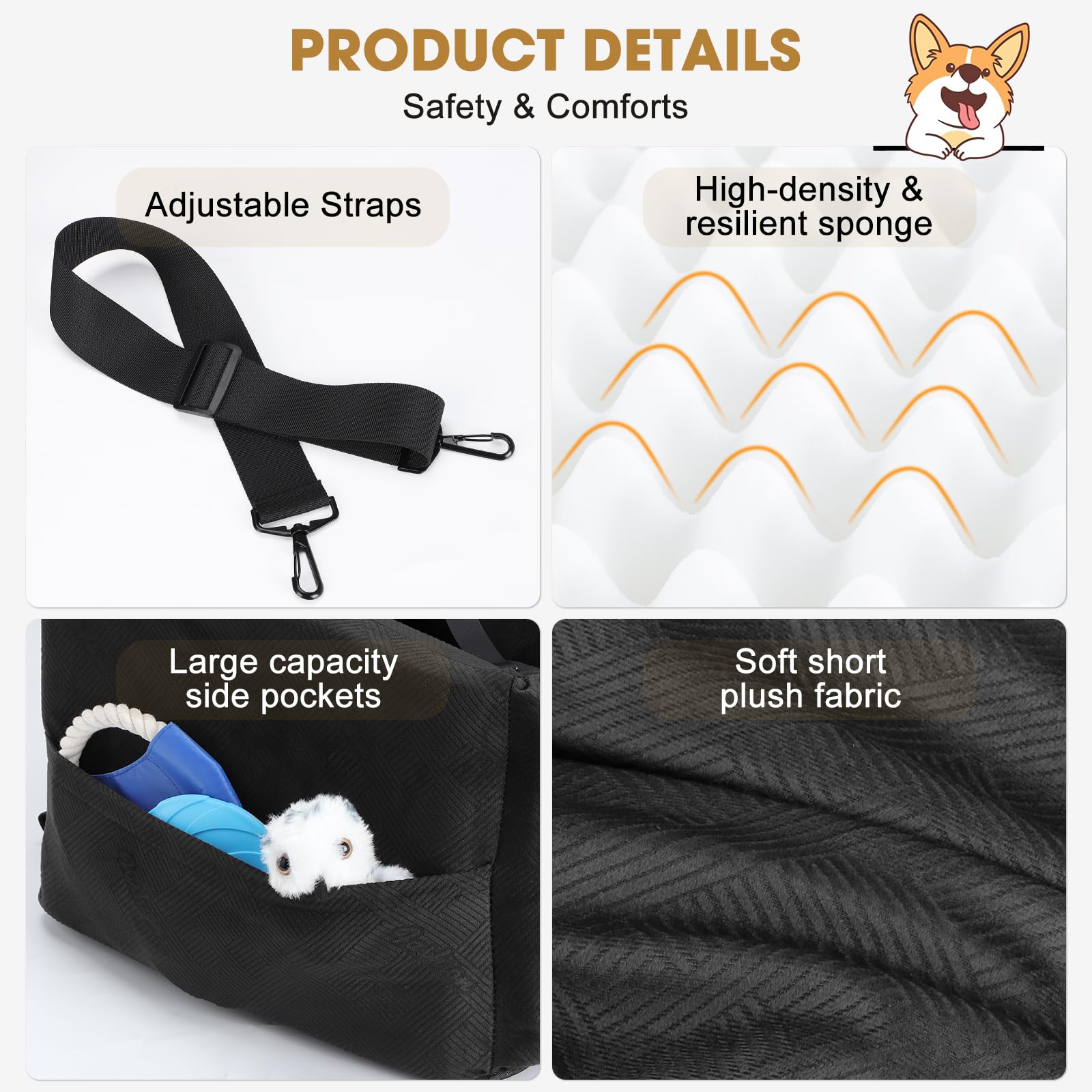 JOEJOY dual-material cover keeps dog cool and warm
