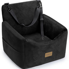 JOEJOY dog car seat elevated view with 5-inch boost for better scenery