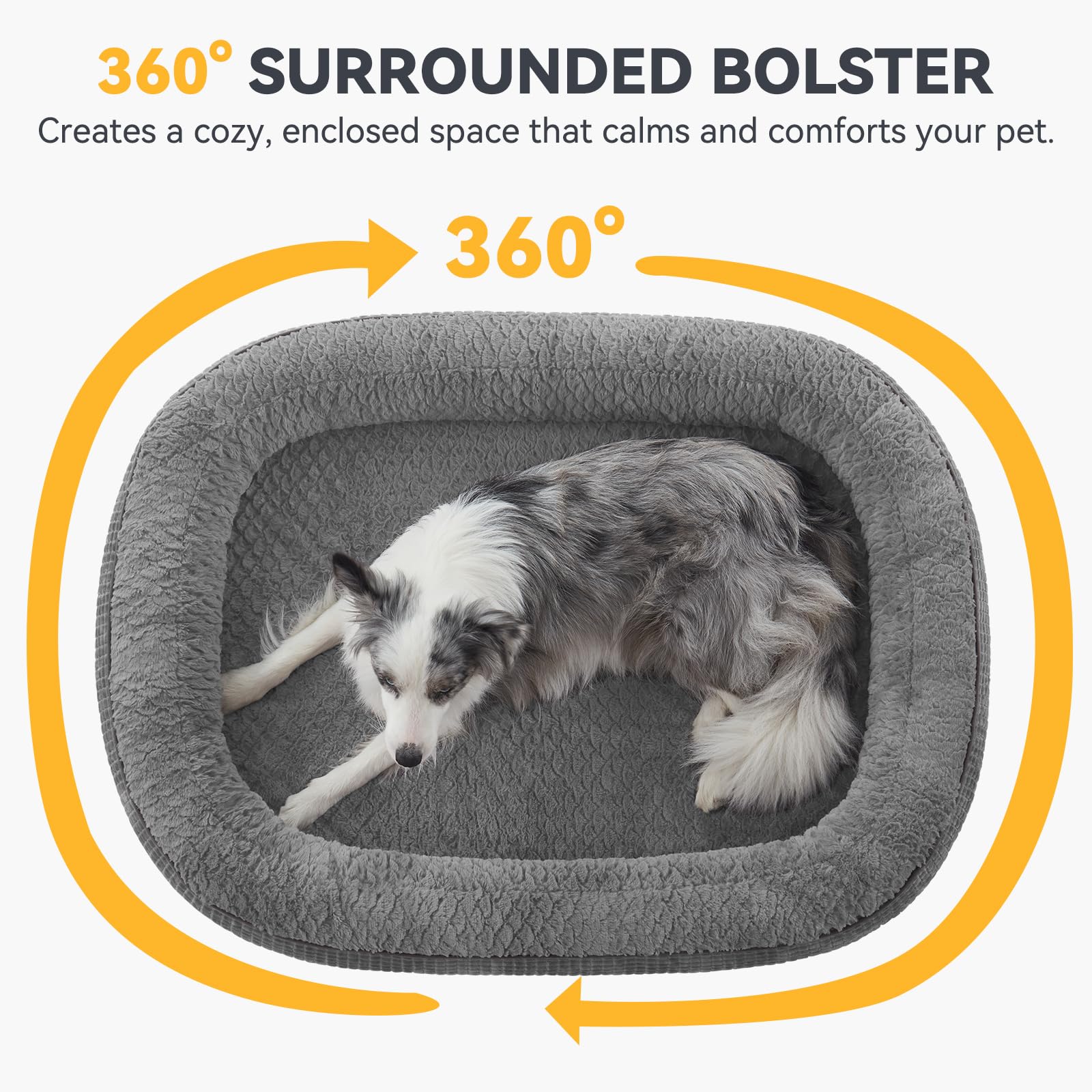 JOEJOY plush sleep surface with fish-scale pattern feels soft and calming.