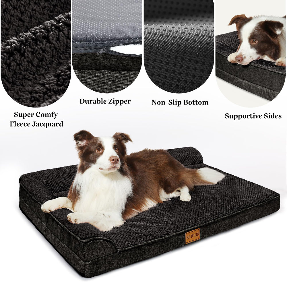 Jolifield removable cover is machine washable for easy mess cleanup