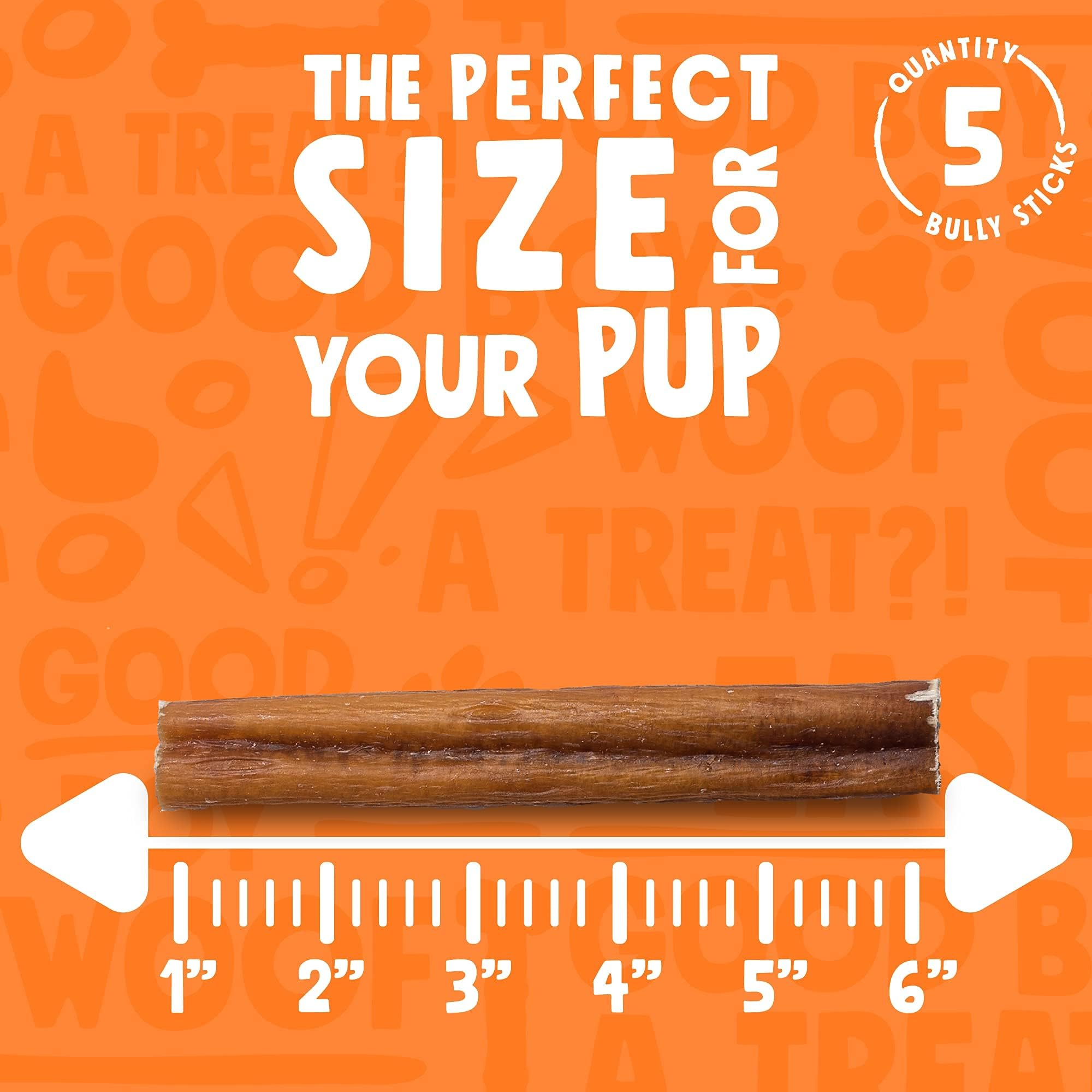 Jolly Barks bully sticks dog snack bag shot great for training rewards