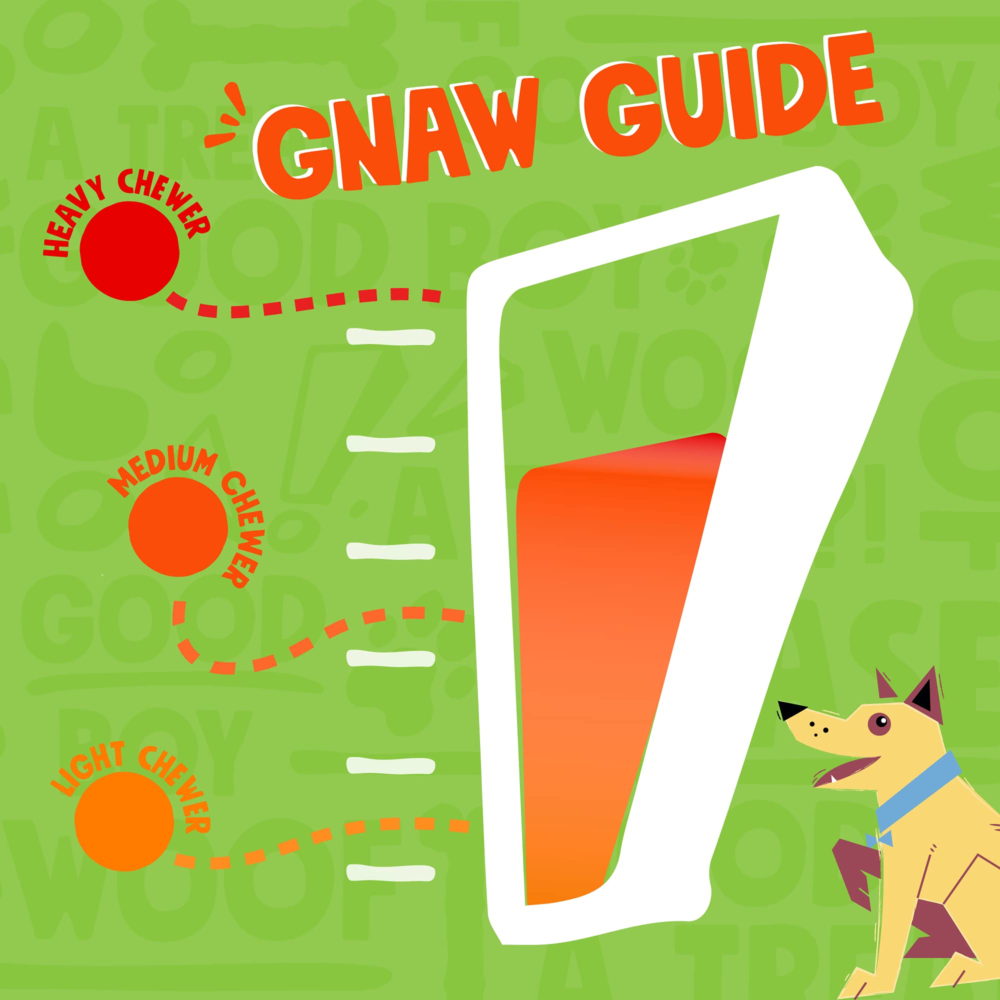 Jolly Barks teeth-friendly chew aids tartar removal during extended play.
