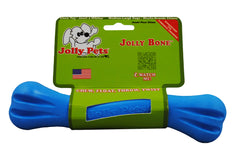 Jolly Pets Jolly Bone Medium Blue floating for water-based retrieval games