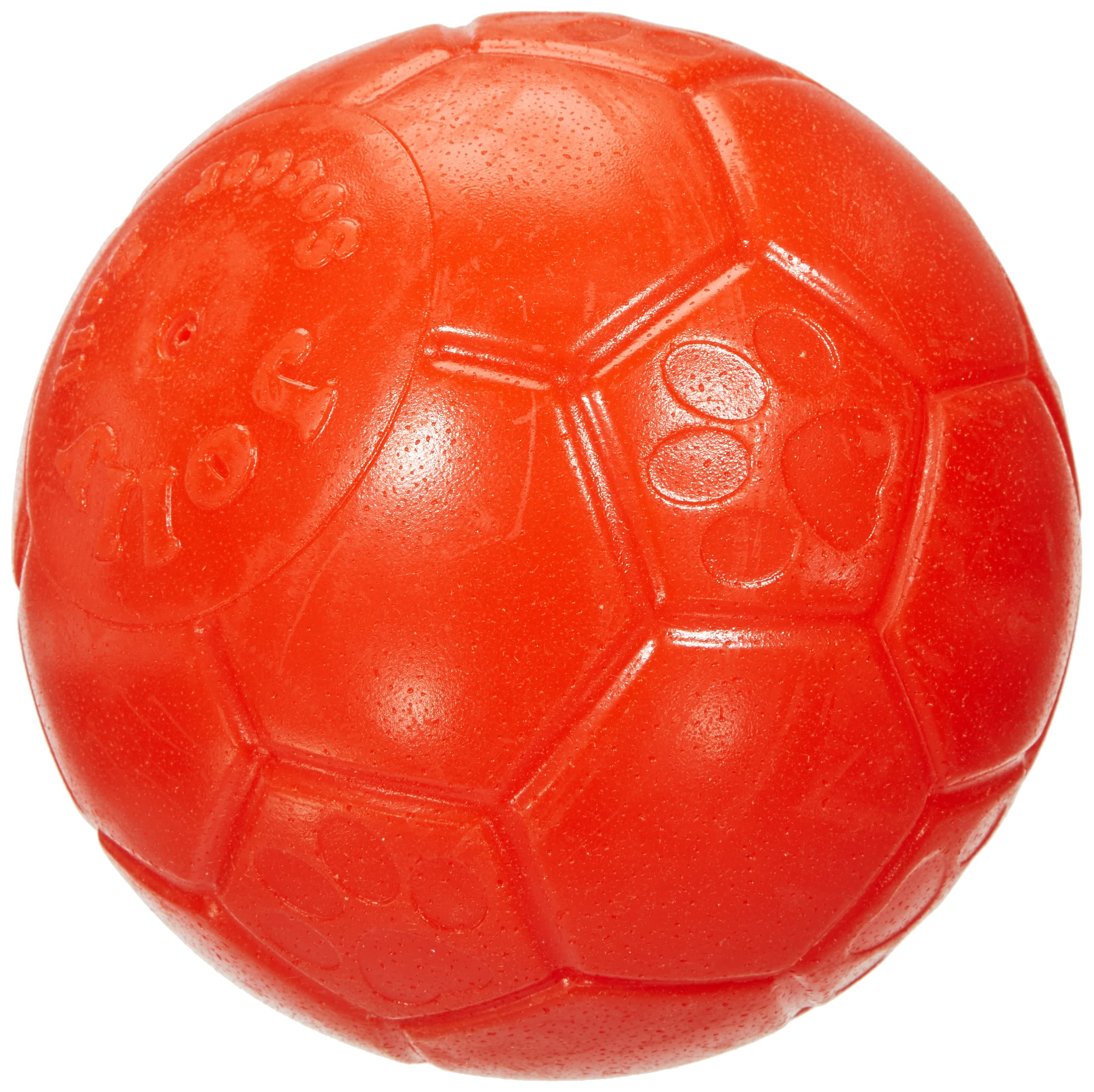 Jolly Pets Large Soccer Ball USA-made durability supports long-lasting play.