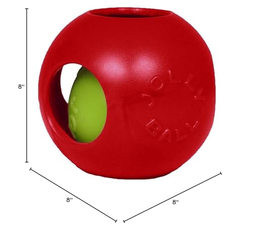 Jolly Pets Teaser Ball large size suits big dogs for challenging puzzle fun.