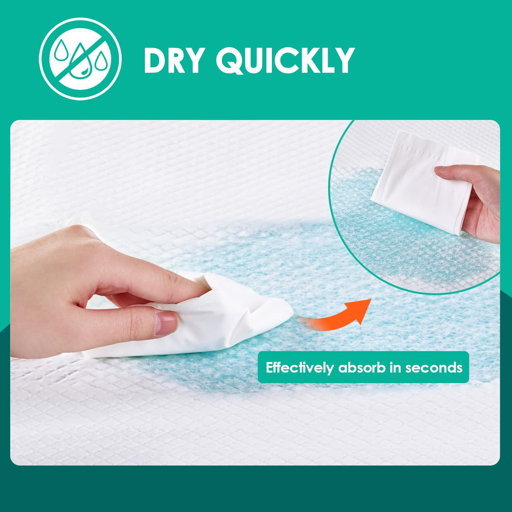 JollyMate quick-drying absorption locks in liquid with fast gel formation.
