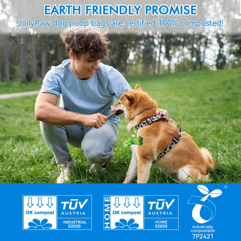JollyPaw 240-count roll pack demonstrates bulk value for frequent walks.