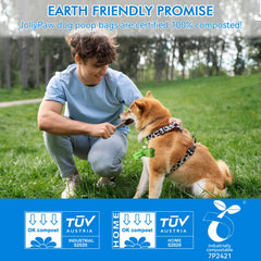 JollyPaw 240-count roll pack demonstrates bulk value for frequent walks.