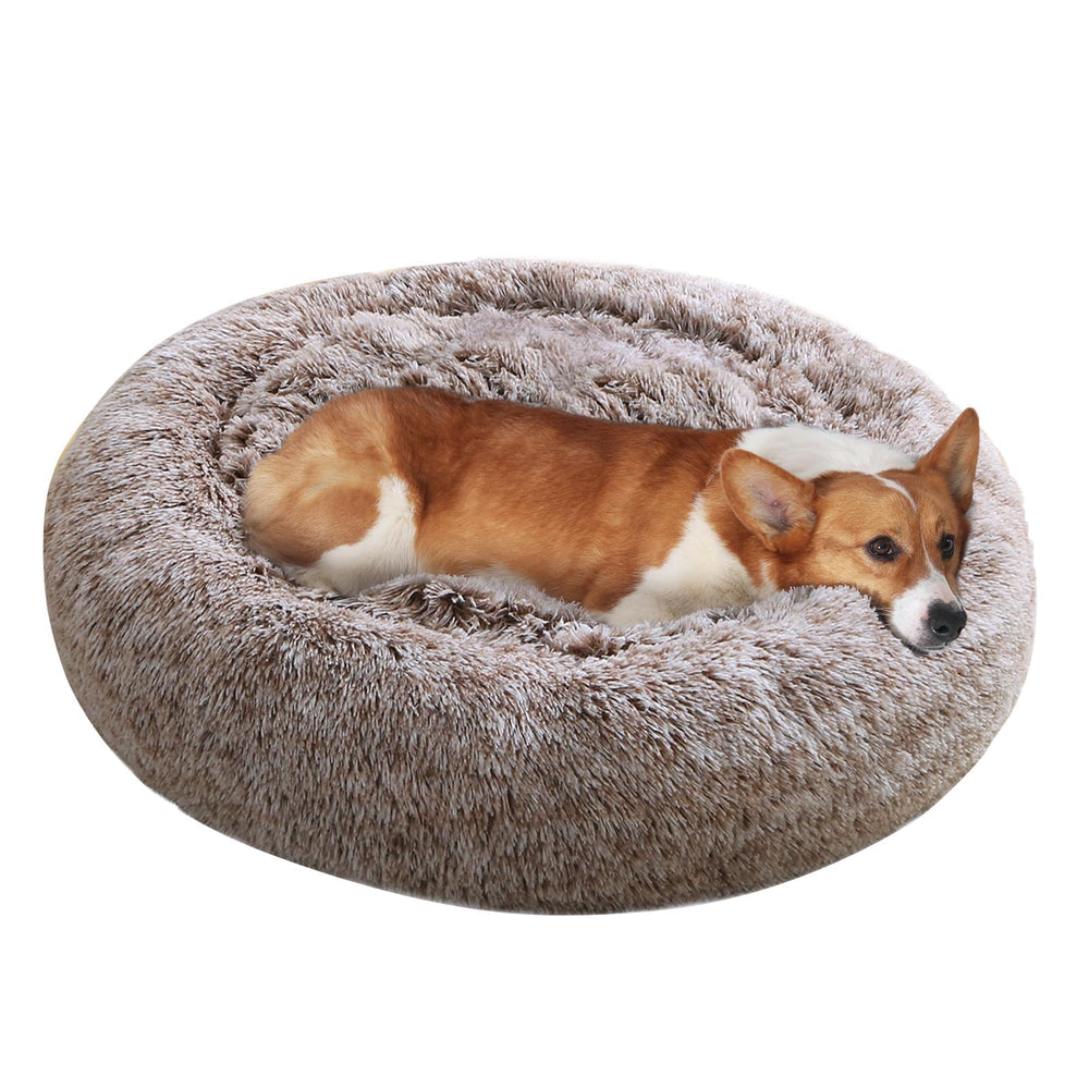 JOLLYVOGUE fluffy plush faux fur creates warm, inviting comfort for pets.