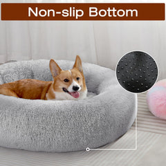 JOLLYVOGUE donut bed bottom with non-slip texture prevents slipping during play.