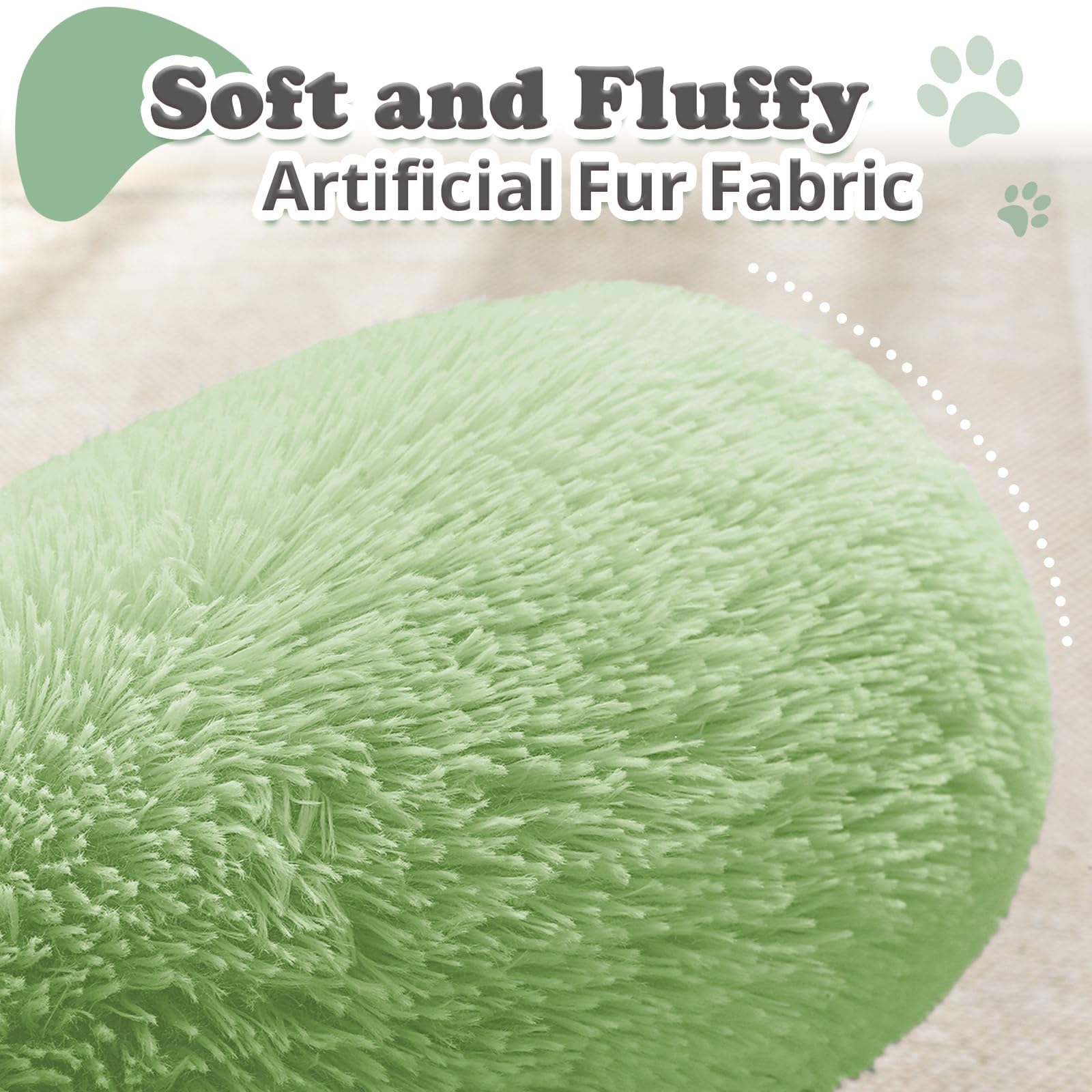 JOLLYVOGUE donut bed side bolster demonstrates wraparound support for security.