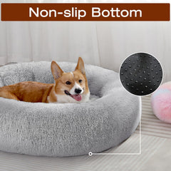 JOLLYVOGUE donut bed warm rim invites curling and cozy nesting