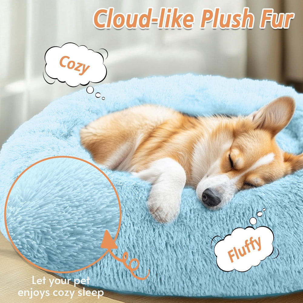 JOLLYVOGUE fluffy faux fur closeup emphasizes ultra-soft texture for comforting naps.