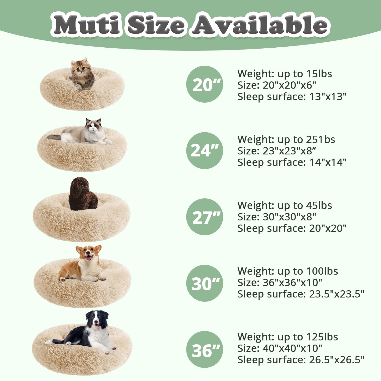 JOLLYVOGUE soft plush inside texture comforts small pets.