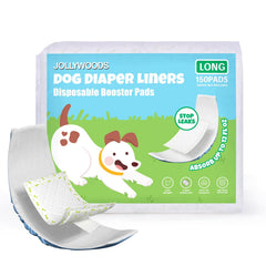 Jollywoods dog diaper liner soft-surface for comfortable daily wear