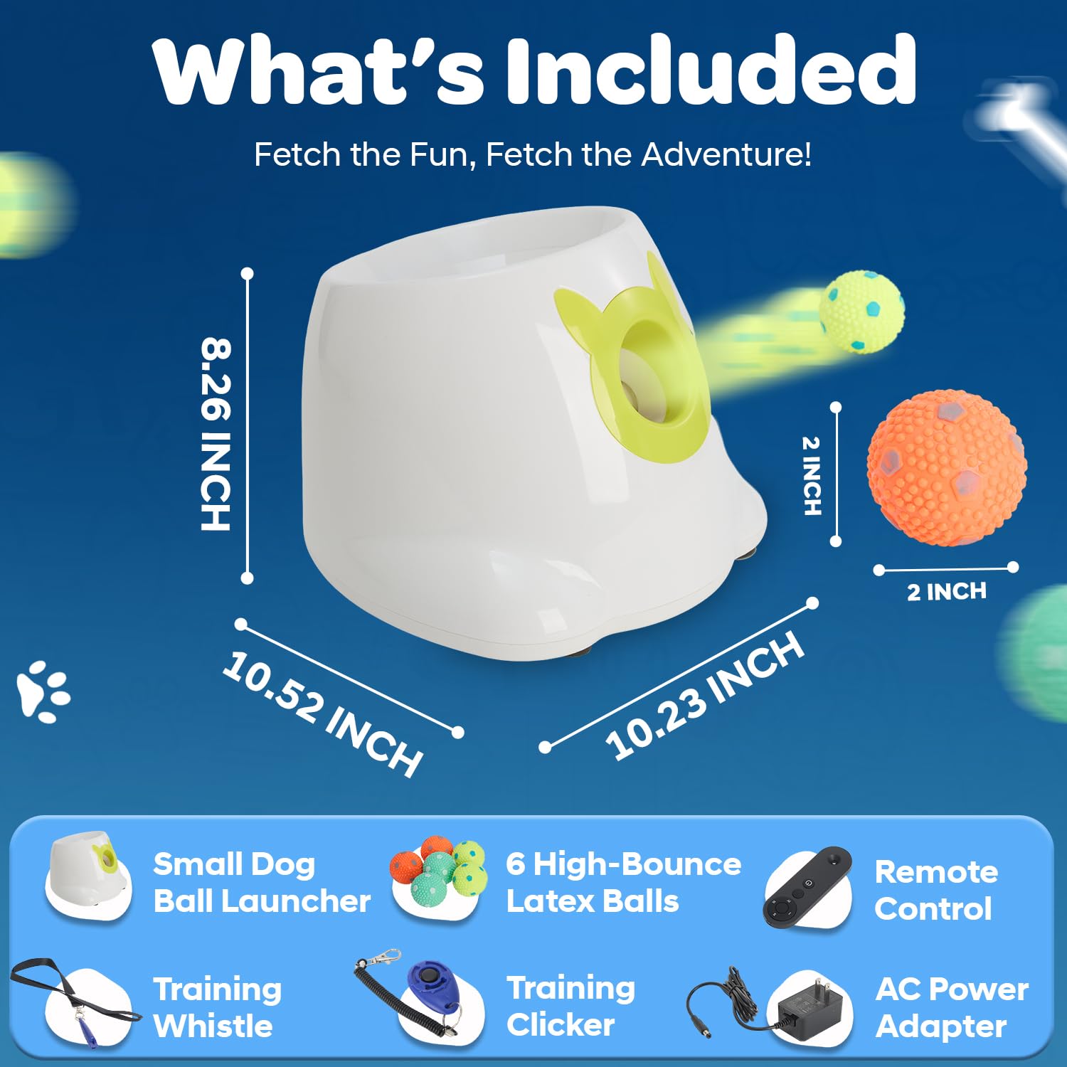 JolyBay training clicker and whistle included with launcher