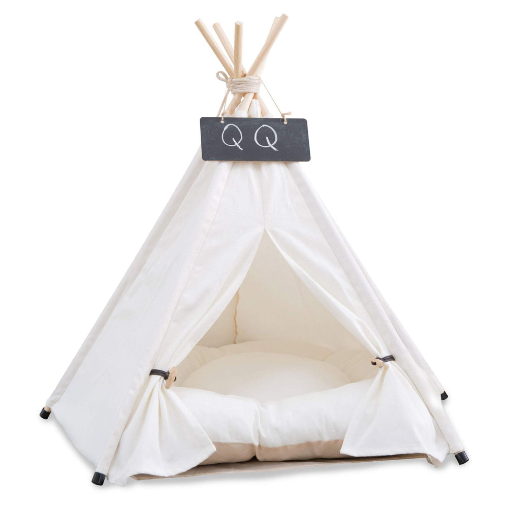 Jomifin Pet Teepee modern design complements home decor.