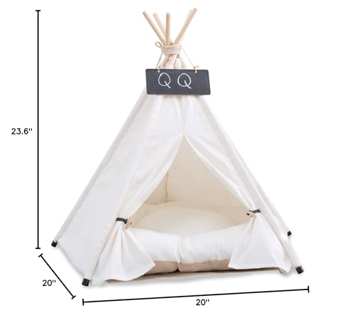 Jomifin Pet Teepee portable for travel and parks use.