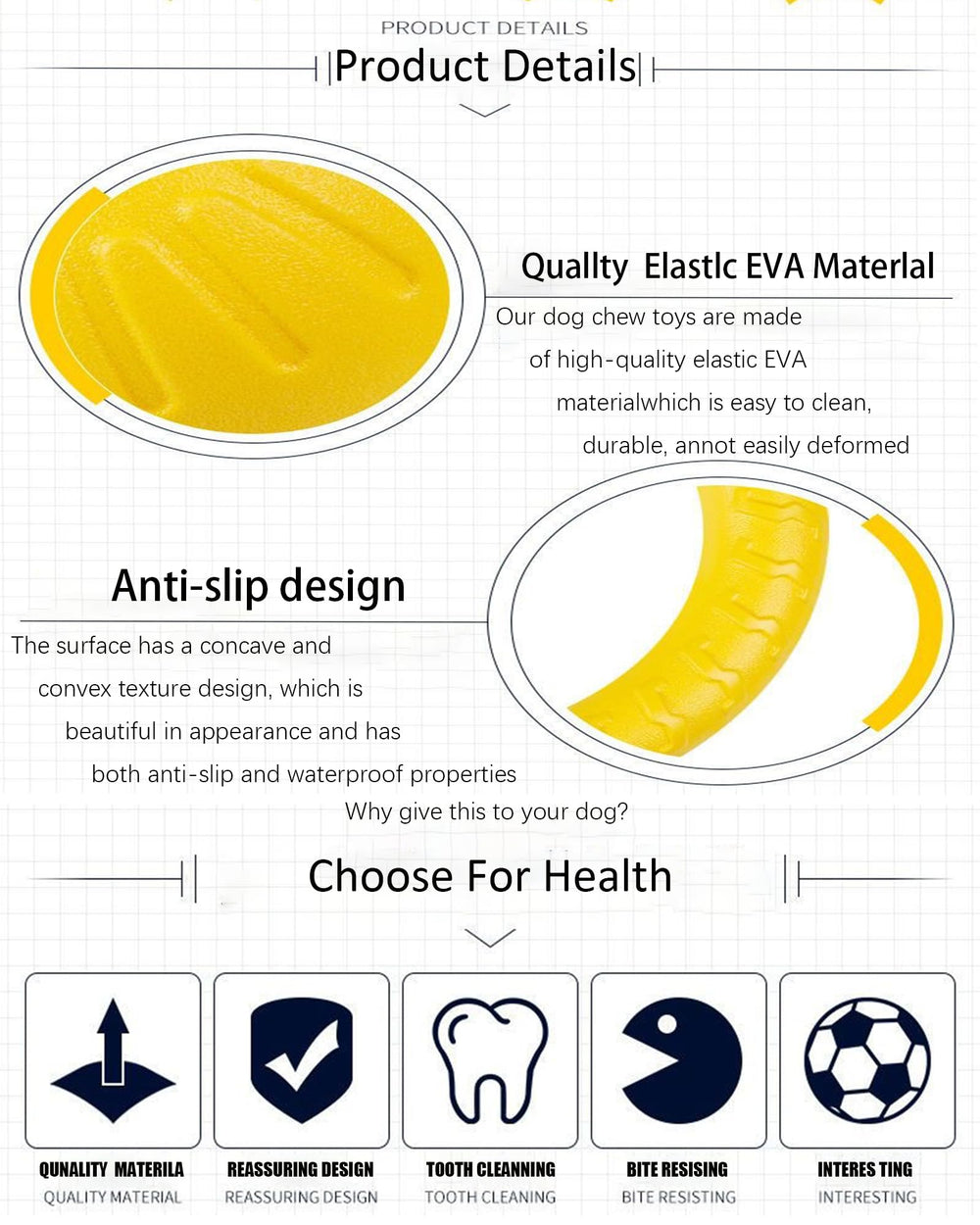 JONGLYEE bright-colored ring toy aids easy tracking during play