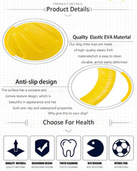 JONGLYEE bright-colored ring toy aids easy tracking during play