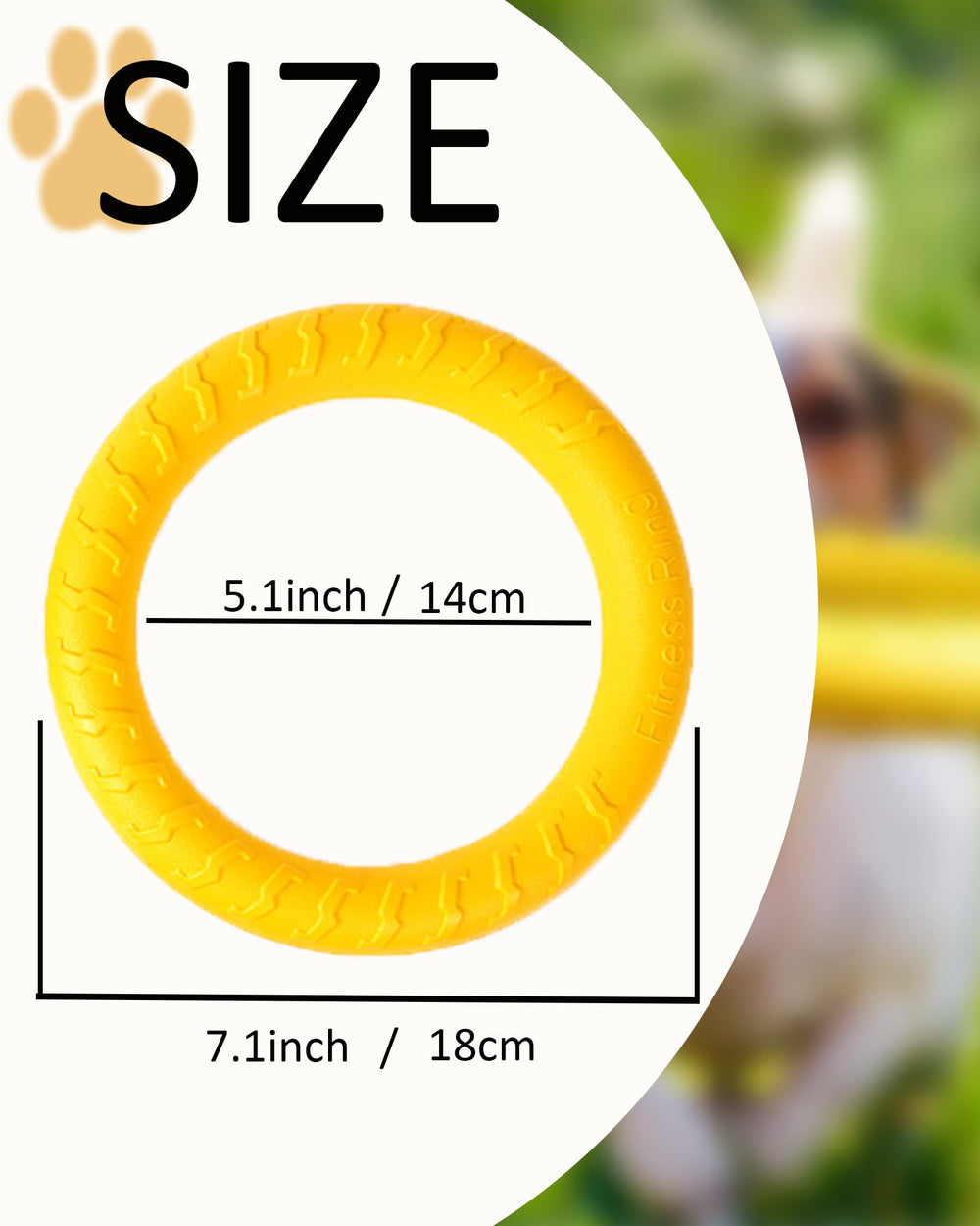 JONGLYEE floating dog ring toy enables water fetch sessions