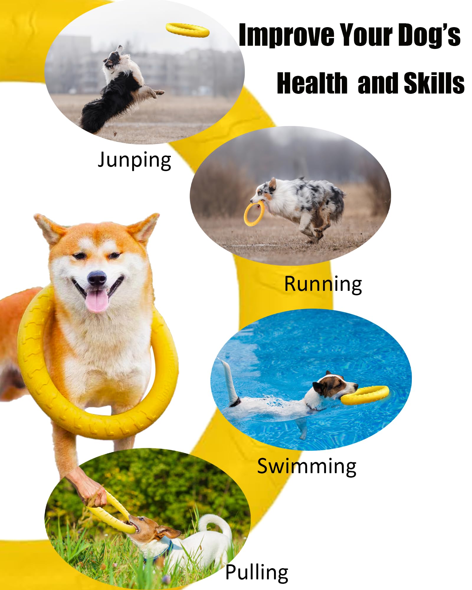 JONGLYEE lightweight ring toy for training anywhere