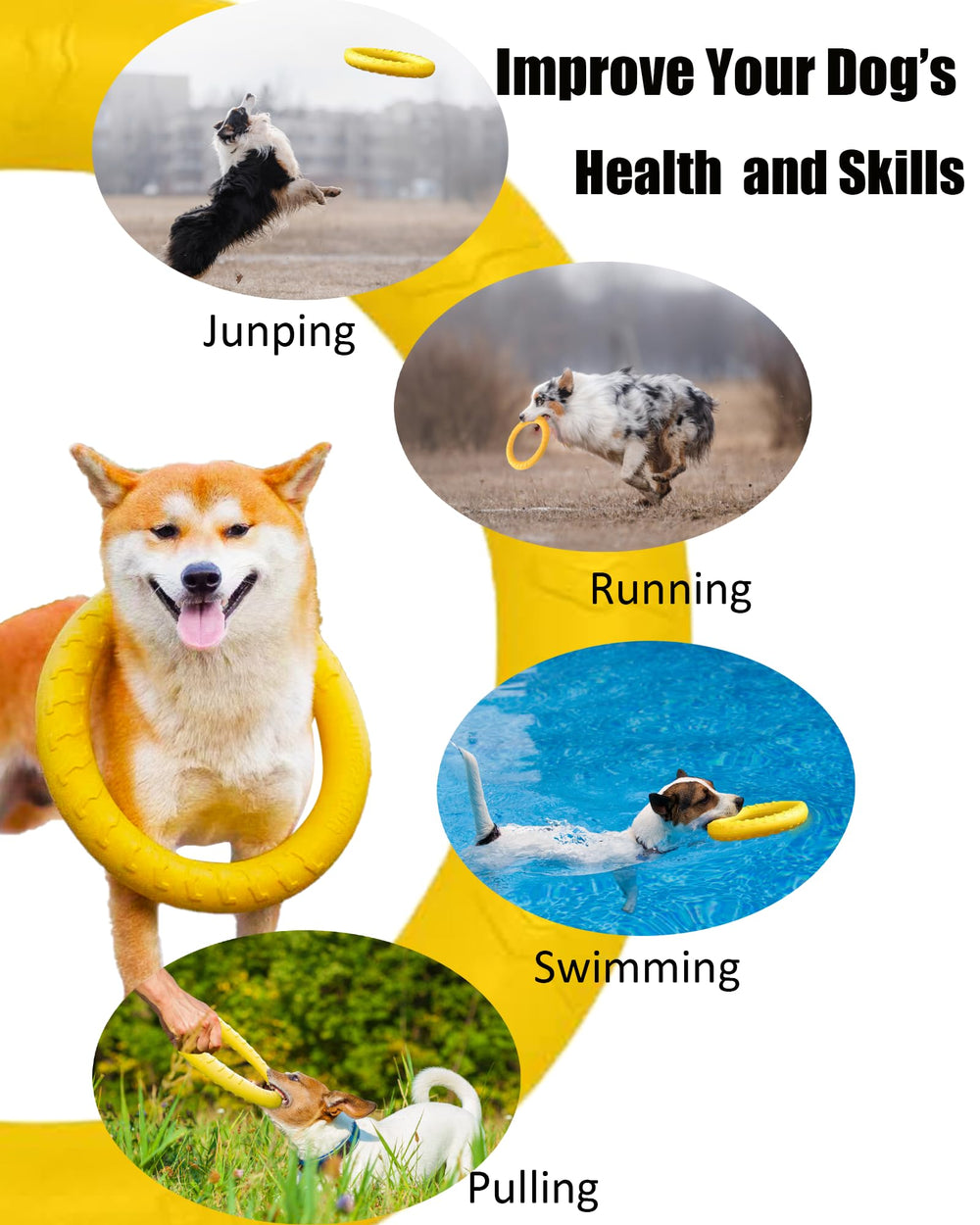 JONGLYEE lightweight ring toy for training anywhere