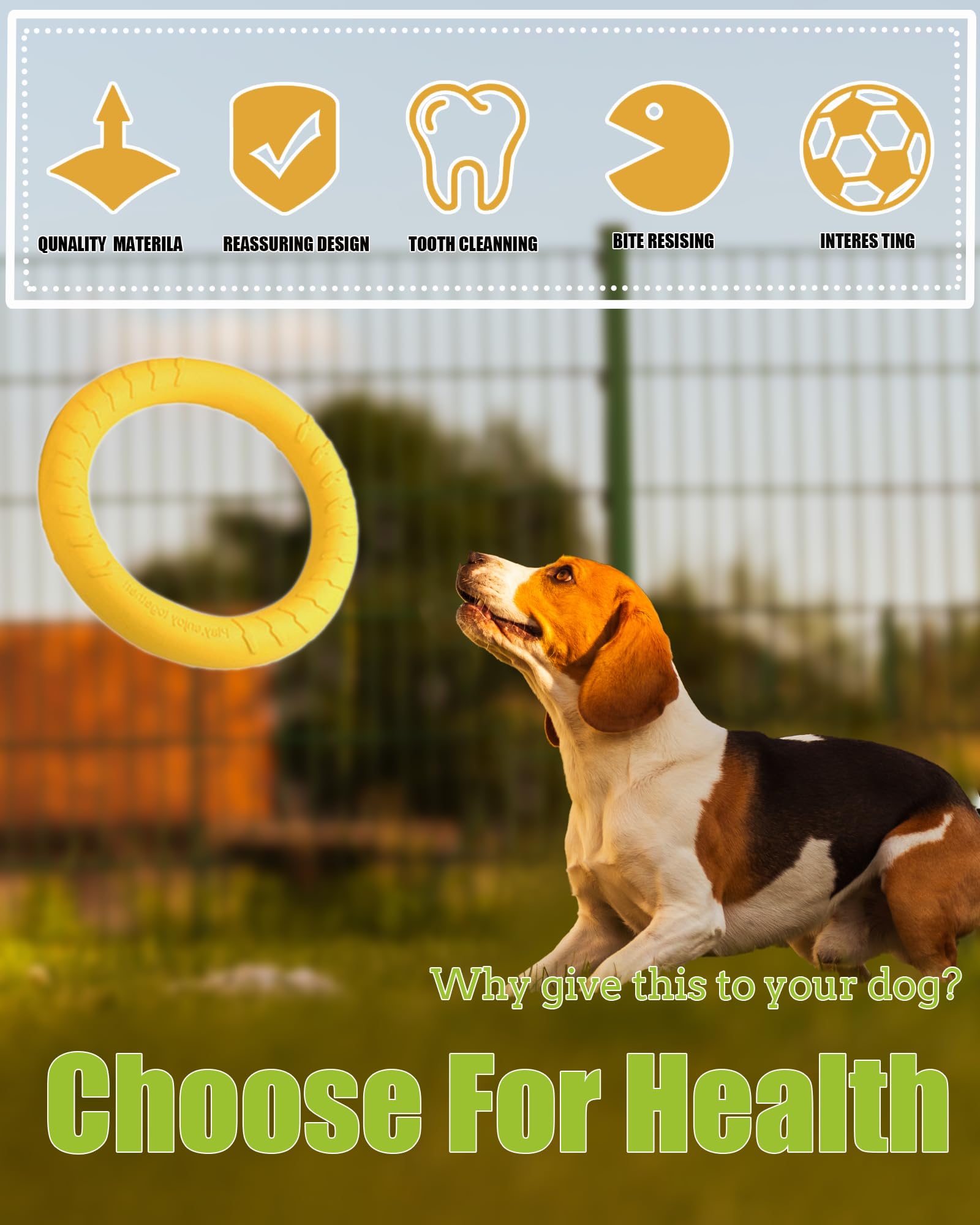 JONGLYEE outdoor-friendly ring toy for home or park