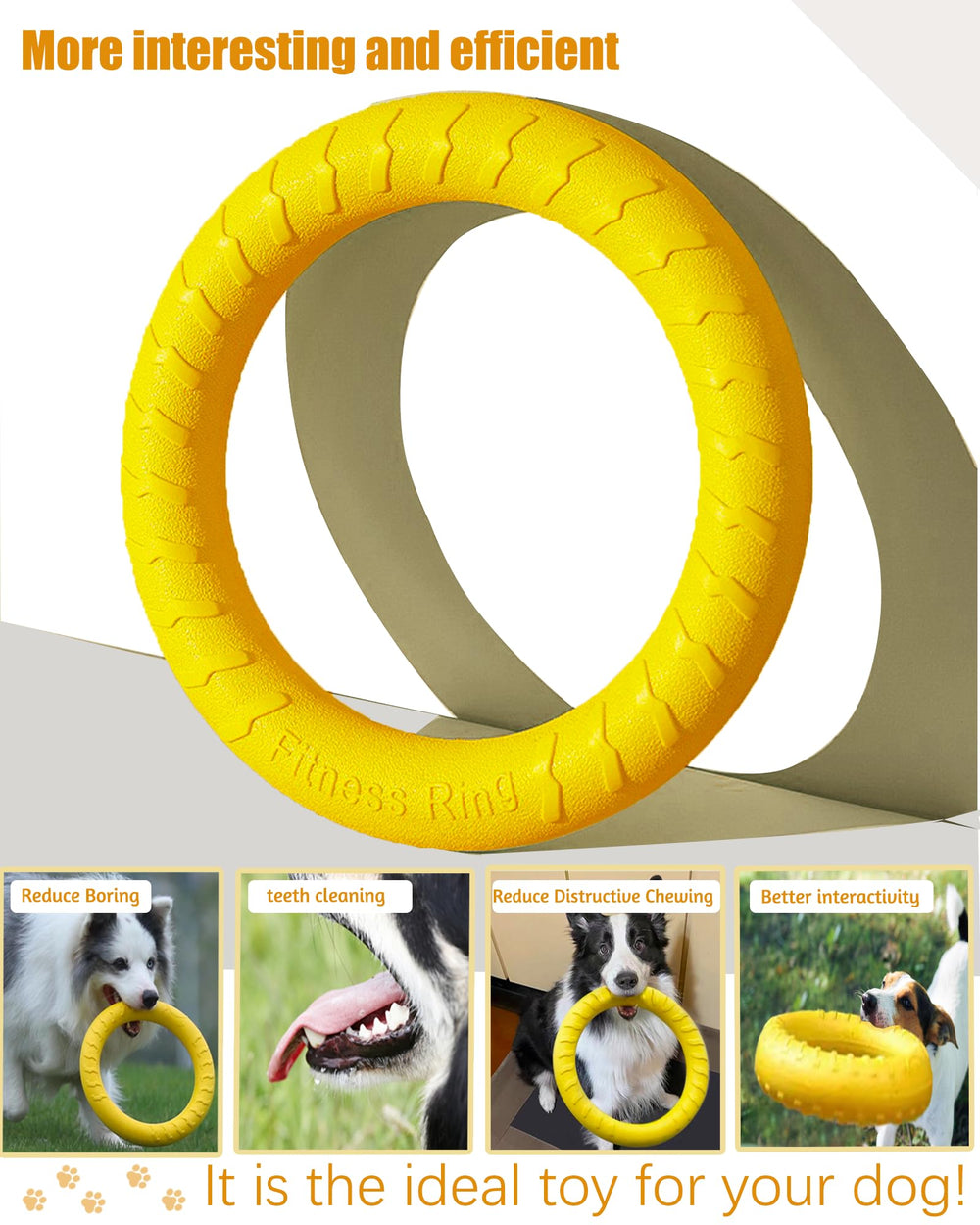 JONGLYEE versatile tool for fetch, tug, and catch