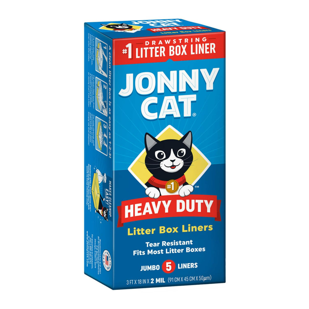 JONNY CAT liner with drawstring closure for secure disposal