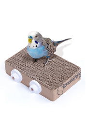 JONS NTY 7-3-inch paper bird toy platform; compact perch for rest and exploration.
