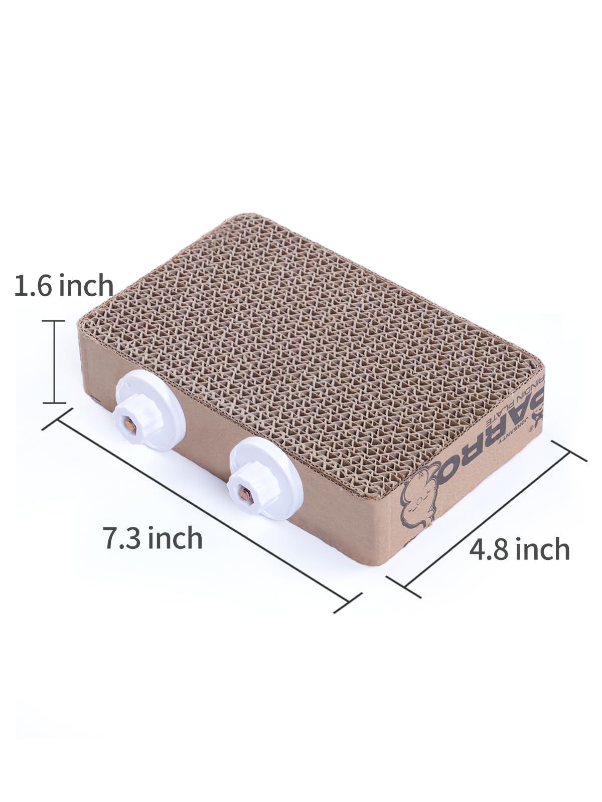 JONS NTY paper bird toy platform in cage demonstrates easy knob-fastening installation.
