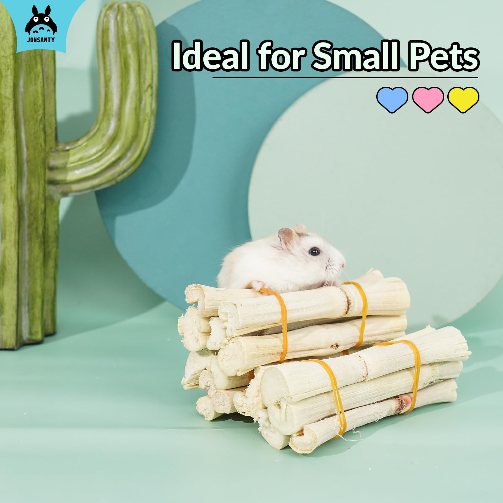 JONSNTY assorted pieces provide varied chew opportunities to satisfy nibbling needs.