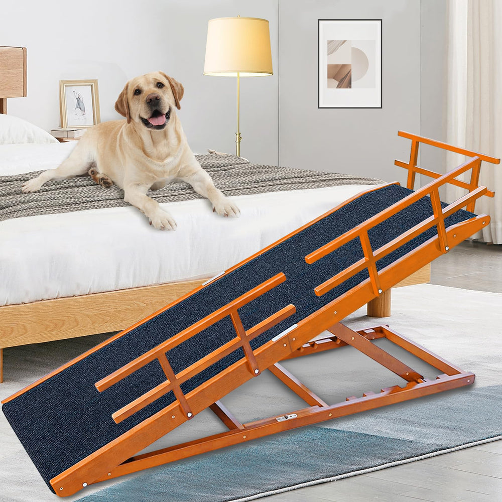 Jopavo dog ramp bed 65in full length for easy bed access