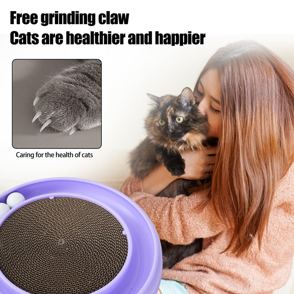 JOPOY cat ball track encourages interactive and independent play.