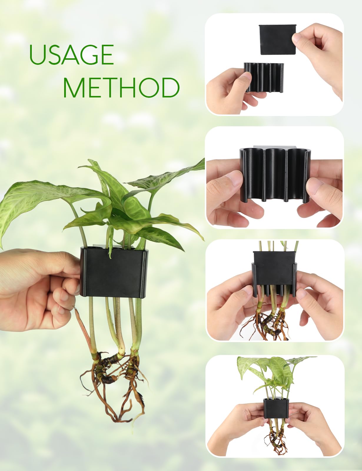 joqepy 2-pack aquarium plant holder ready for versatile tank decoration