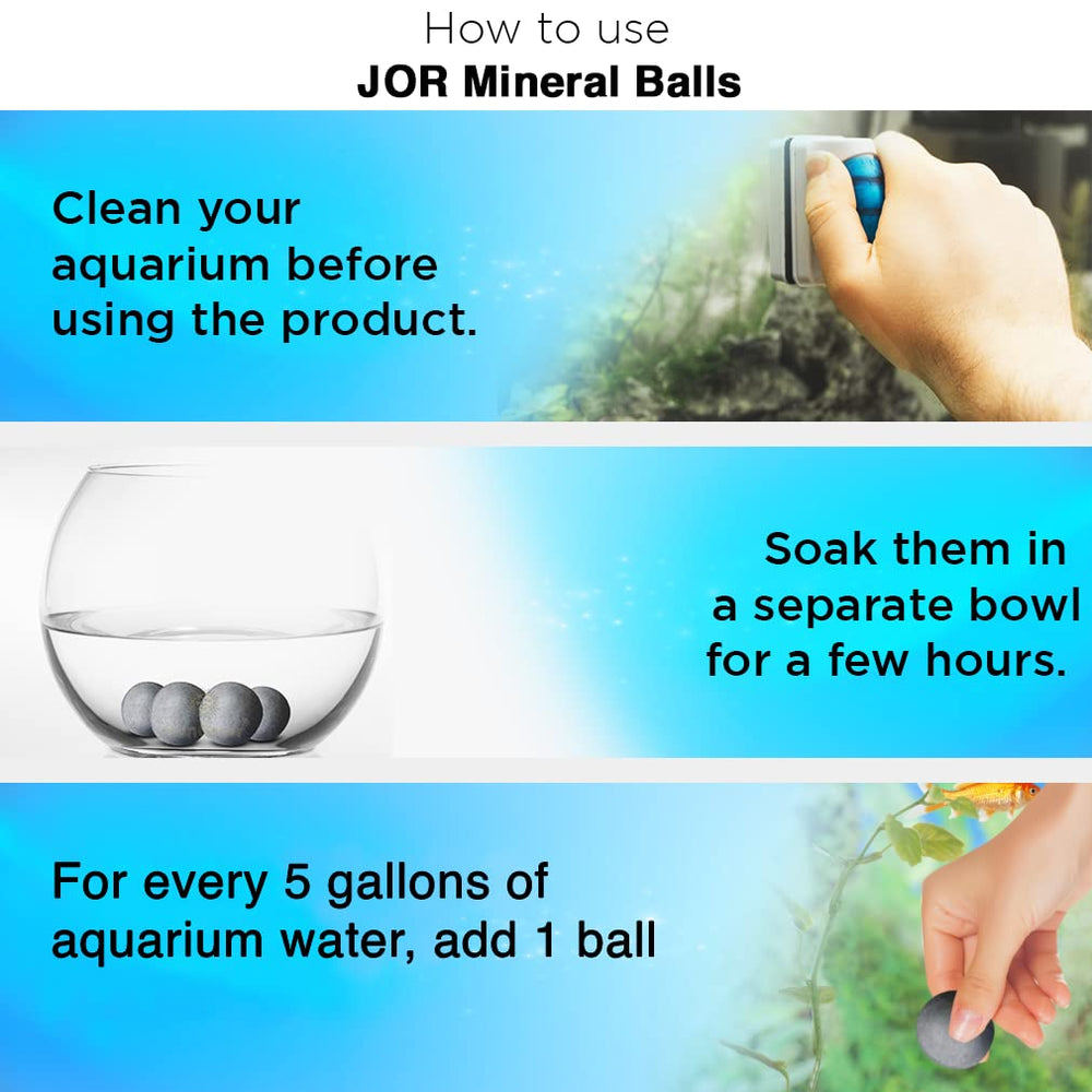 JOR Betta Balls pH-stability tank scene suggests calmer water.