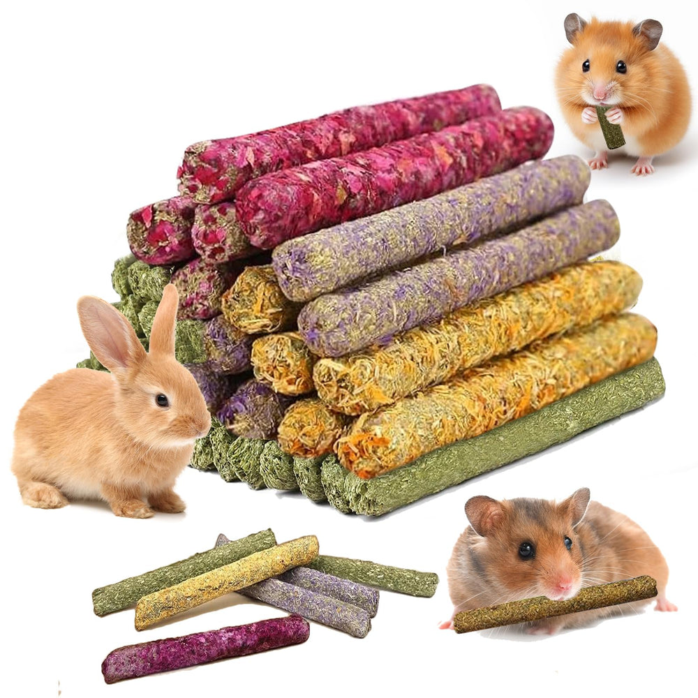 Jorewood 33-pcs rabbit chew sticks pack for enrichment and dental wear